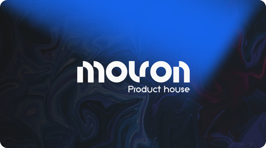 Movon Product House gradient branding card